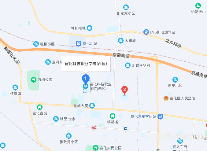 宣化科技師范職業(yè)學(xué)院2023年地址在哪里